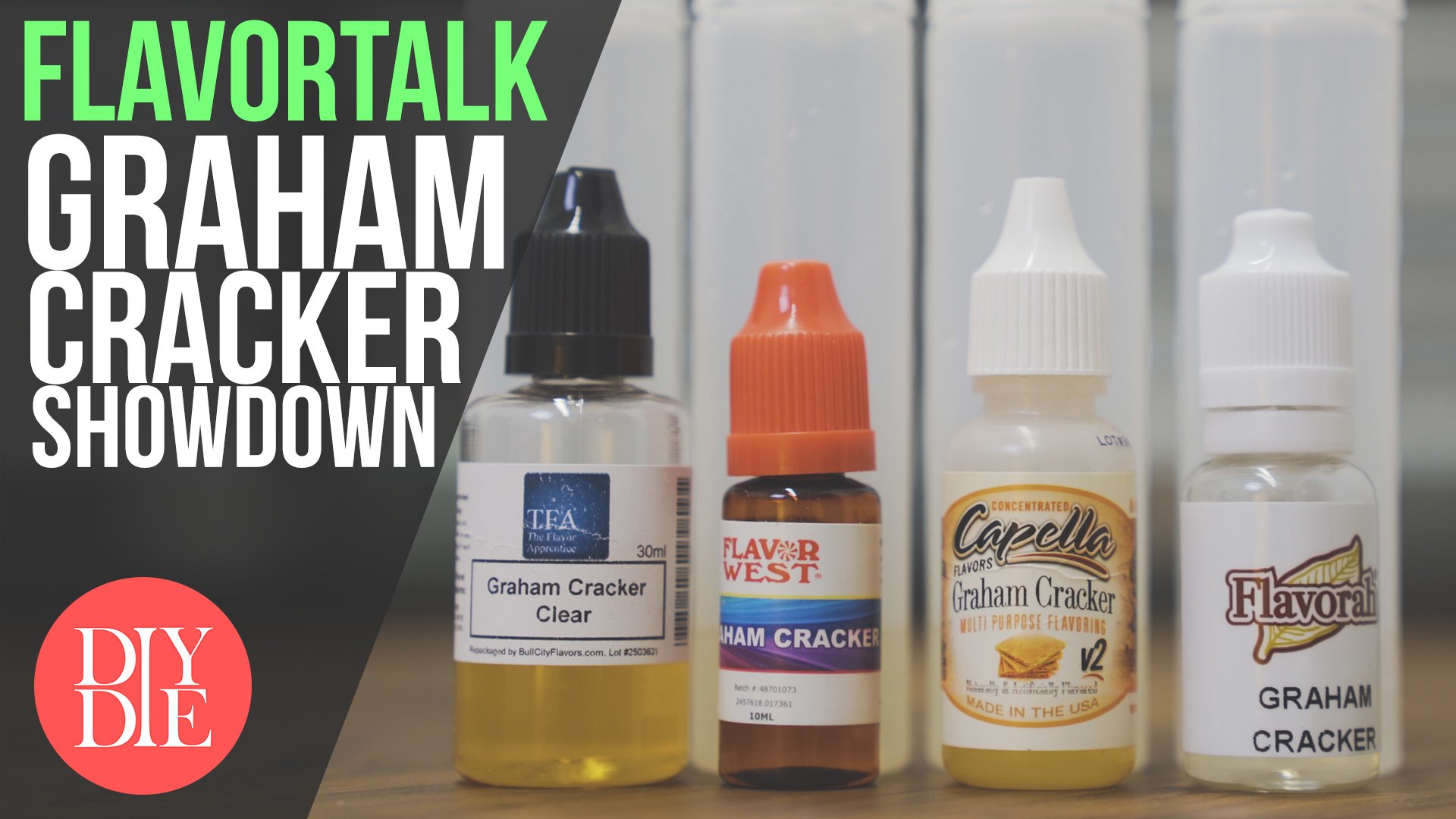 Flavor Talk Graham Cracker Showdown (TFA/FW/CAP/FLV) DIY OR DIE Vaping